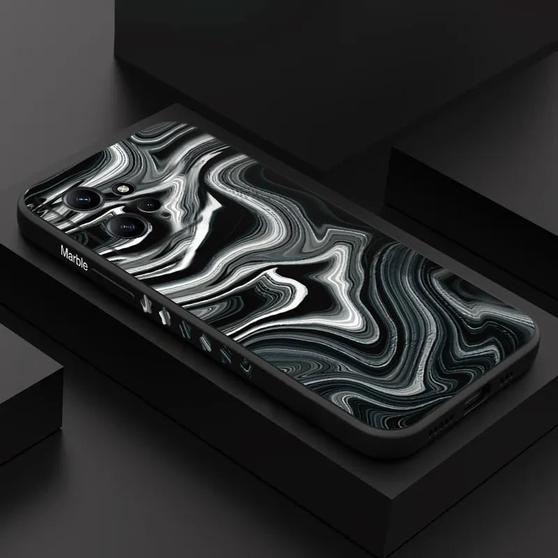 Fashion Colorful Marble Phone Case for Xiaomi Redmi 13C 12C 10C 4G Note 13 12 11 Pro Plus 5G 12S 11S 10S 9S 9 10 Pro Soft Cover - Caseverse