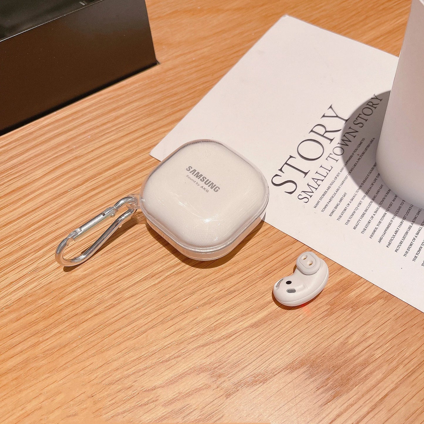 For Samsung Galaxy Buds Live 2 Pro 2 FE Case Simple and transparent TPU Earphone Case Accessories Cover Caseverse