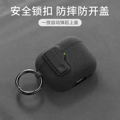 2024 New Hard Protector for AirPods 4 with Magnetic Lid Lock Hybrid Case Luxury Protection Cover for Apple AirPods 4(USB C) Caseverse