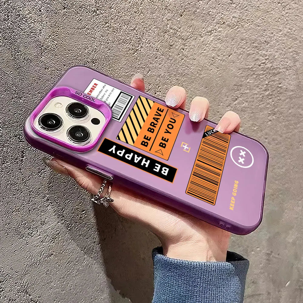 Case For Honor X6B X9B X8B X7B X7A X8A X9A X50I Label Letters Luxury Silver IMD Phone Case HonorX7B 4G X9A 5G Back Cover Fundas - Caseverse