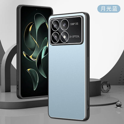 Luxury Metal Case For Xiaomi Poco X6 Pro 2311DRK48G Phone cases Shockproof Coque Shell TPU Soft Bumper Full Skin Funda Caseverse