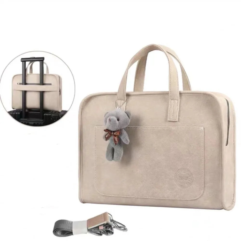 13-14/15-16Inch Laptop Notebook Case Felt Shockproof Tablet Protective Case Multifunctional Breathable Computer Storage Bag