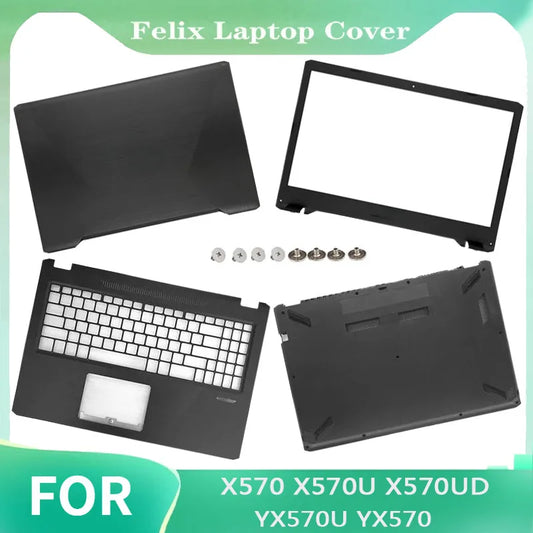 New Laptop Housing Cover For X570 X570U X570UD YX570U YX570 LCD Back Cover/Front Bezel/Palmrest/Bottom Upper Top Case