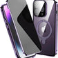 IPhone Anti-Peeping Privacy Screen Metal Bumper Magnetic Case Caseverse