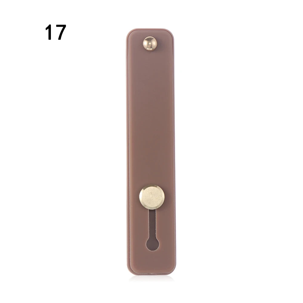 Push Pull Rainbow Phone Grip Silicone Phone Stand Finger Ring Holder Finger Strap Bracket Portable Telescopic Wrist Band - Caseverse