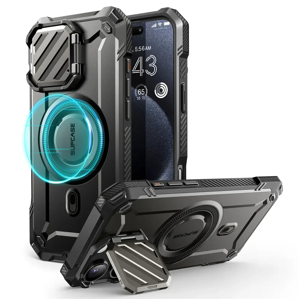 SUPCASE For iPhone 16 Pro Case 6.3" 2024 UB Mag XT Heavy Duty Rugged Strong Magnetic Phone Case with Camera Cover - Caseverse