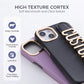 Leather Phone Case Custom Name Wristband Metal Gold Letters Personalized Cover for iPhone16 15 14 13 12 11ProMax 15 16plus Caseverse