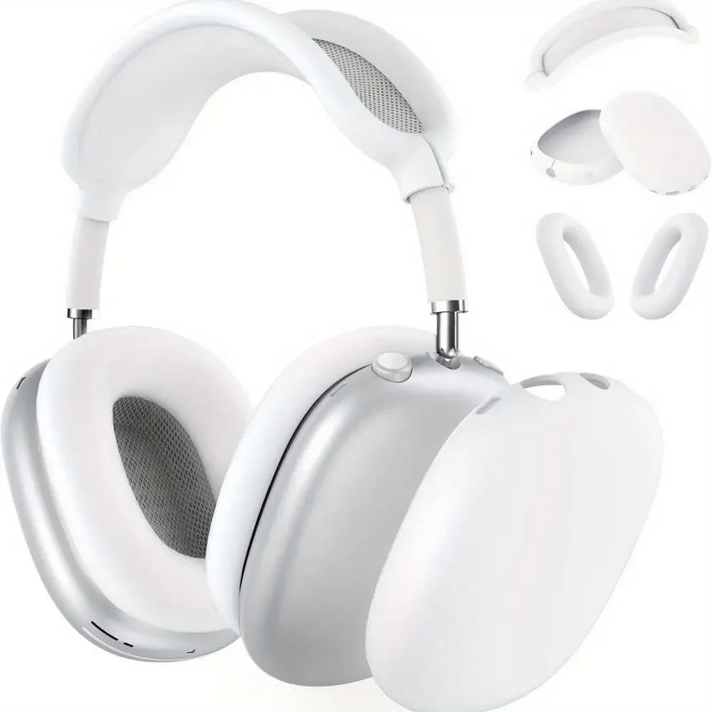 3 in 1 Soft Silicone Skin Protector Headphones Case For Airpods Max Cases Anti Scratch Shockproof Earphone Cover Accessories Caseverse