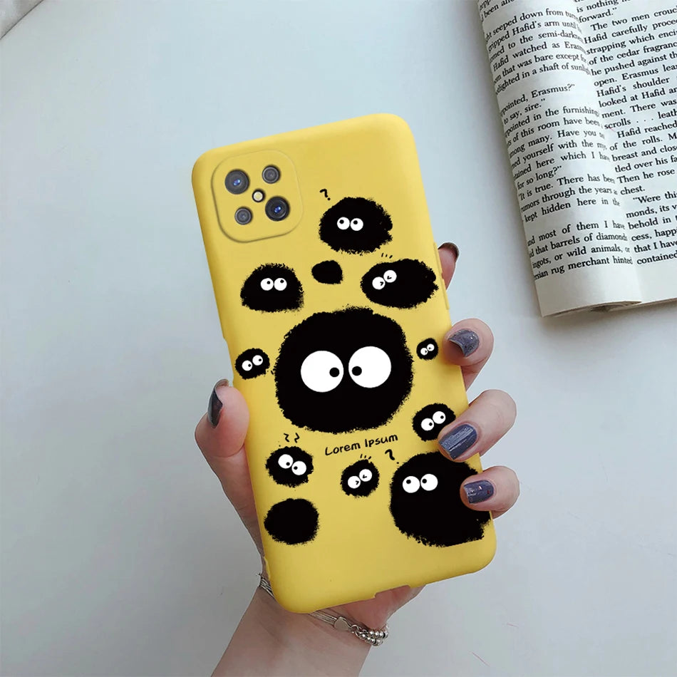 Case For OPPO Reno4 Z 5G Phone Case Cute Flower Cartoon Silicone Soft Back Fundas Cover For OPPO Reno 4Z CPH2065 Reno4Z 5G Coque - Caseverse