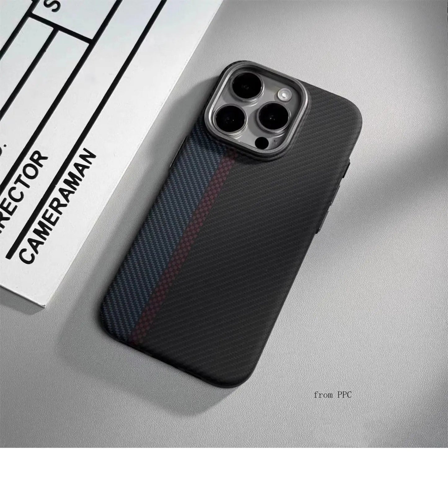 Carbon Fibre Magnetic Phone Case 16 Cover for iPhone 15 14 Pro Max Wireless Charging MagSafe Shell Alloy Camera Ring Armor Funda Caseverse