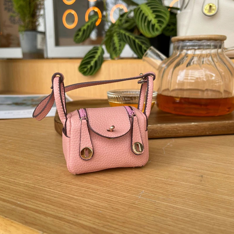 Mini Leather Fashion Bag For Airpods 4 3 2 Pro 2 Galaxy Buds 3/ 3Pro/ Buds FE 2Pro  Headphone Case Can Hold Other Small items Caseverse