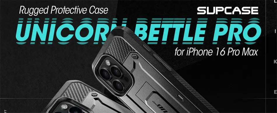 SUPCASE For iPhone 16 Pro Max Case 6.9" (2024) UB Pro Full-Body Heavy Duty Rugged Phone Case with Built-in Screen Protector - Caseverse