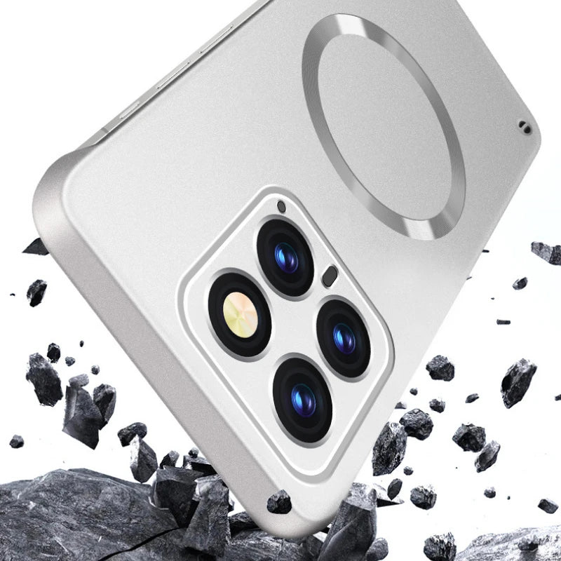 For Xiaomi 15 Pro Phone Case for XIAOMI Mi 15 15pro Xiaomi15 Metal Frameless Magnetic Lens Protective Cover Plain Back Shell - Caseverse