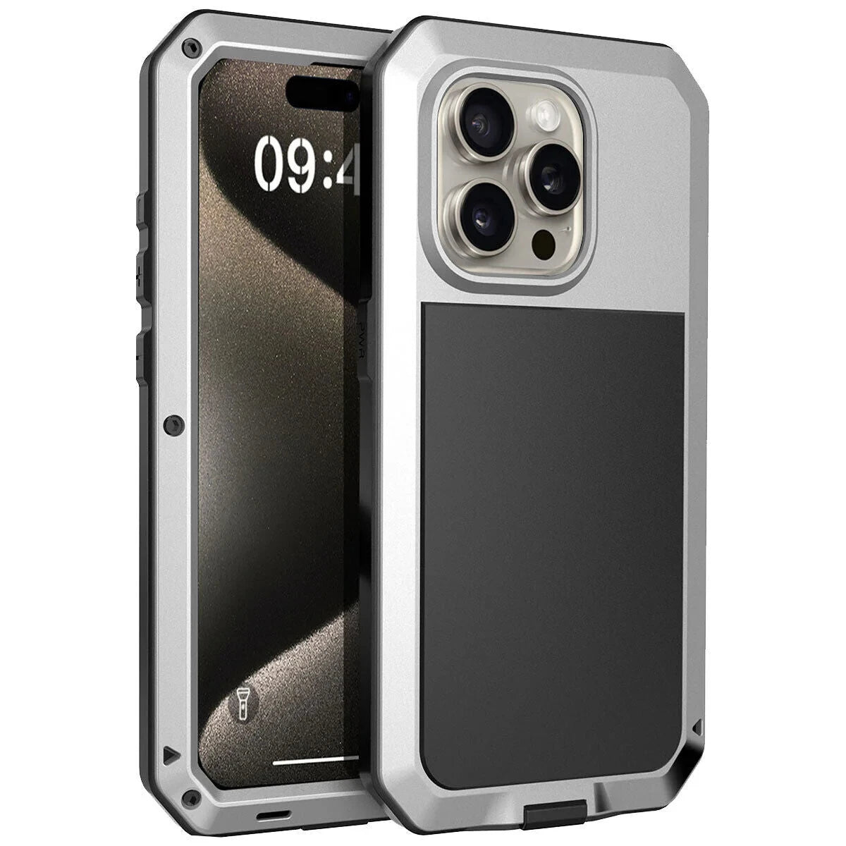 Armor Metal Aluminum Shockproof Phone Case for iPhone 15 14 Pro 12 11 Pro Max X XS XR 6 8 Plus Outdoor Military Cover - Caseverse