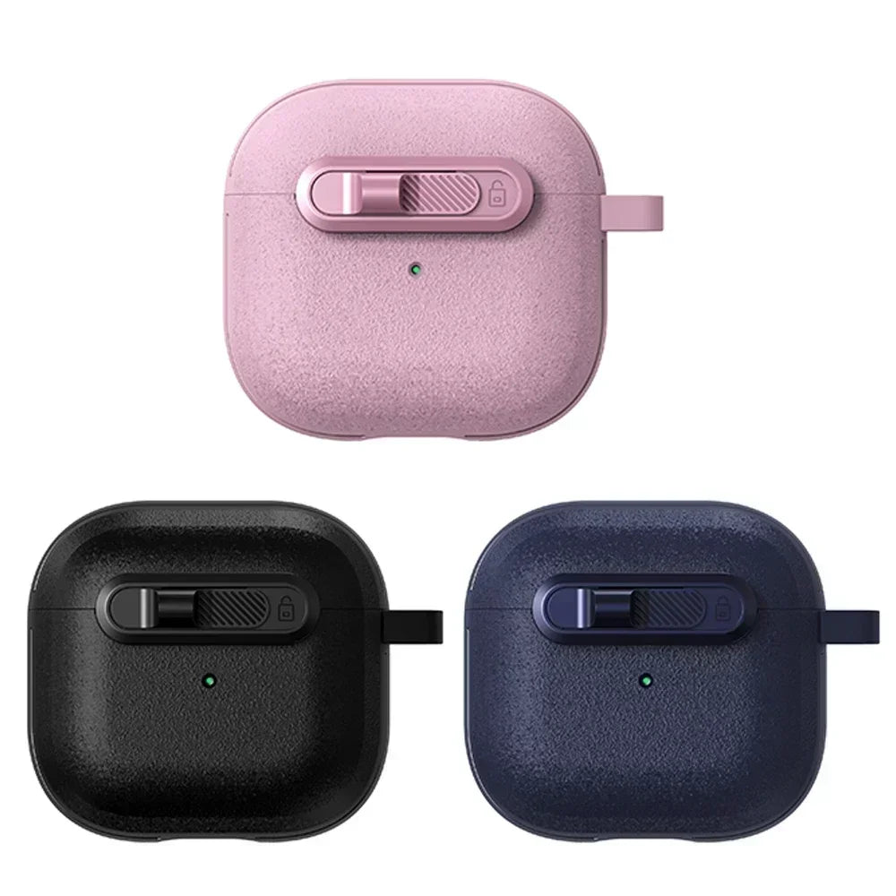 Frosted Earphone Case for Apple Airpods 4 with Cleansing Sets Wireless Headset Cover Magnetic Horizontal Lock Protective Covers Caseverse