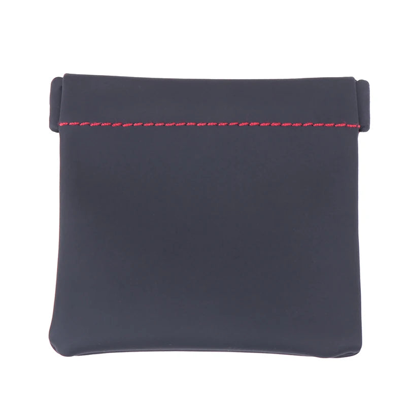 New Black Mini Hard Headphone Case Portable Earbuds Pouch box PU Leather Earphone Storage Bag Protective USB Cable Organizer Caseverse