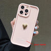 3D Gold Love Heart Personalized Custom Name Case For iPhone 16 15 14 13 12 11 Pro Max X XS XR 7 8 Plus Silicone Candy DIY Cover Caseverse