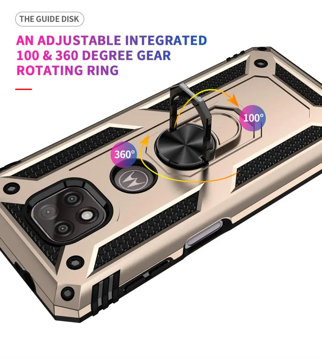 for Moto G Power Case for Phone Moto G Power 2021 Case Shockproof Armor Rugged Military Protective Car Holder Magnetic Cover - Caseverse