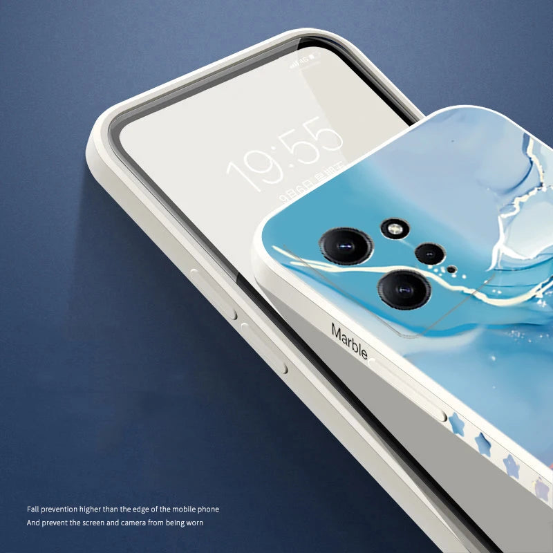 Fashion Colorful Marble Phone Case for Xiaomi Redmi 13C 12C 10C 4G Note 13 12 11 Pro Plus 5G 12S 11S 10S 9S 9 10 Pro Soft Cover - Caseverse