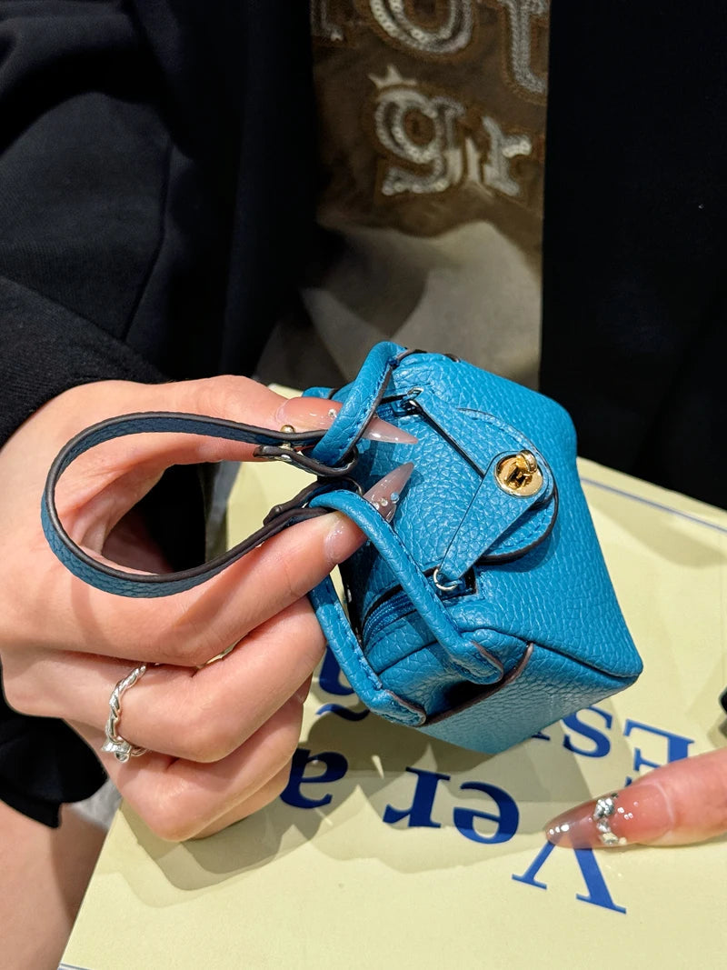 Mini Leather Fashion Bag For Airpods 4 3 2 Pro 2 Galaxy Buds 3/ 3Pro/ Buds FE 2Pro  Headphone Case Can Hold Other Small items Caseverse