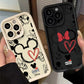 Mickeys Minnies Yk2 Red Cute Phone Case for IPhone 16 15 14 13 12 11 Pro Max Mini XR XS X 7 8 Plus Soft TPU Back Cover - Caseverse