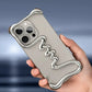 iPhone Phone Case Metal 3D Hollow Case For iPhone16 ProMax 14 15 Pro 16Plus  Aluminum Alloy Track Shell Air Bag Shockproof Cover Caseverse
