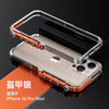 For iPhone 15 16 Pro Max Plus Metal Robotic Arm Phone Case Aluminum Alloy Frame Irregular Bumper Shockproof Protective Cover Caseverse