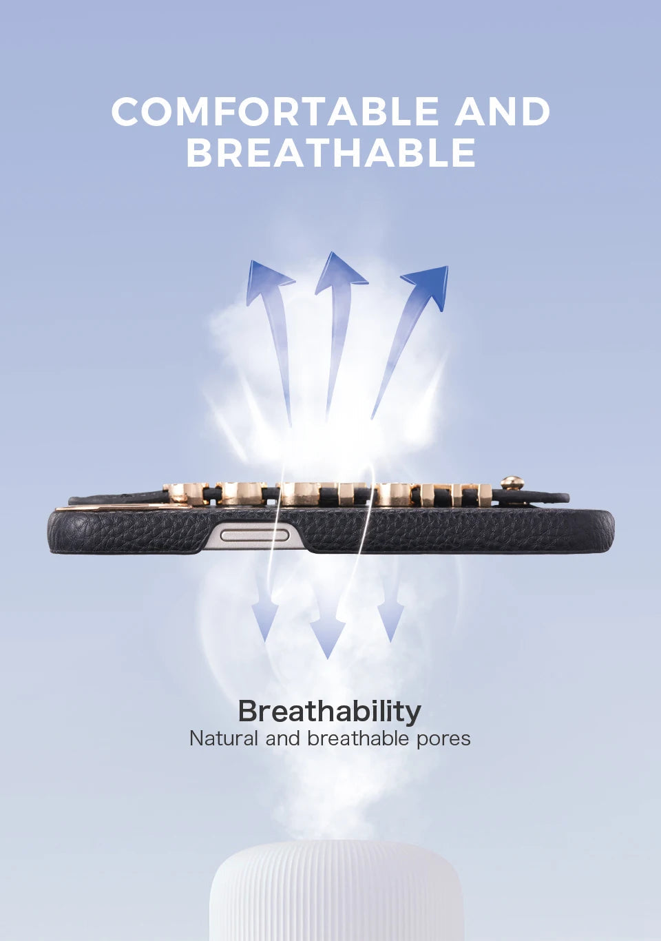 Leather Phone Case Custom Name Wristband Metal Gold Letters Personalized Cover for iPhone16 15 14 13 12 11ProMax 15 16plus Caseverse