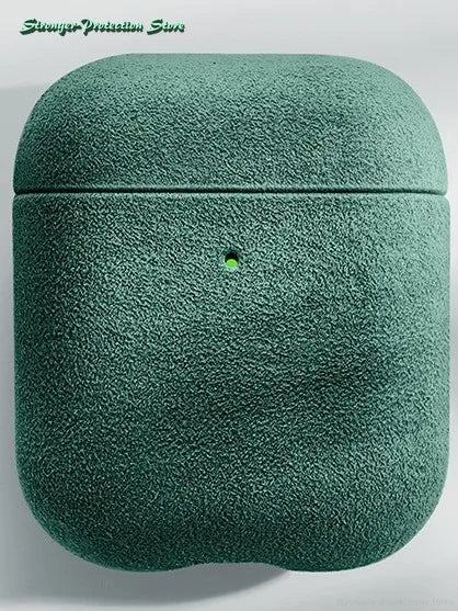 Italian Suede Leather Case For Airpods Pro 2 Luxury Artificial Leather All Inclusive Case For Airpods 4 3 Case Wireless Charge Caseverse