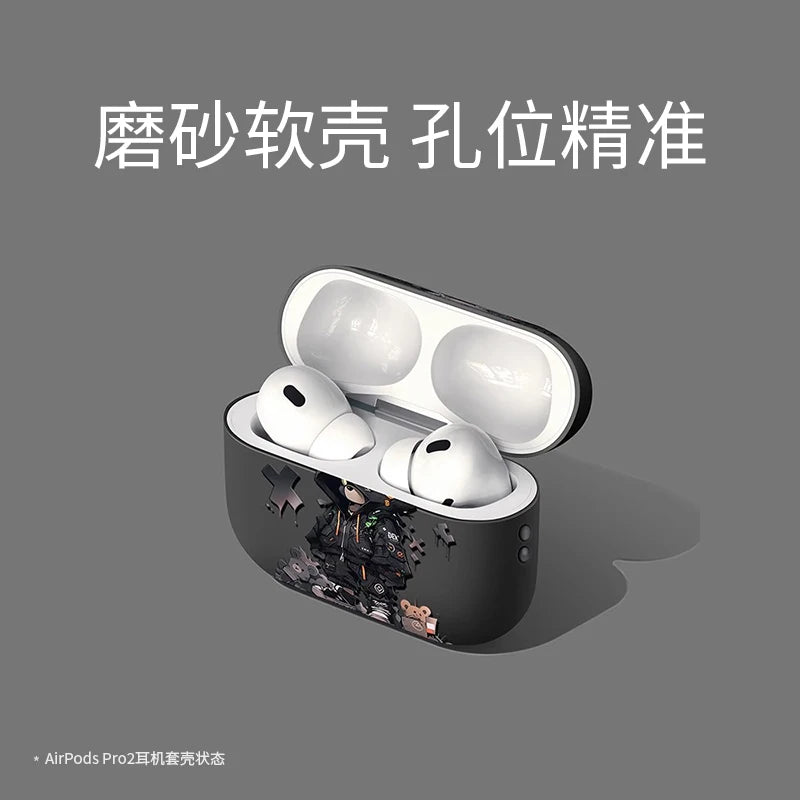 For AirPods 4 2024  pattern wireless earphone frosted shell protective case suitable for Airpods 4 Pro 1 2 3  wholesale ﻿