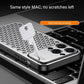 Aluminum Alloy Phone Case For iPhone 16 Pro Max 15 14 13 Metal Breathable Back Cover Caseverse