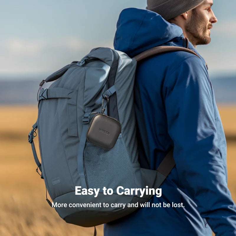 UGREEN Earphone Case Hard Headphone Bag for Airpods Earpods Sennheiser Ear Pads Wireless Bluetooth Earphone Accessories Caseverse