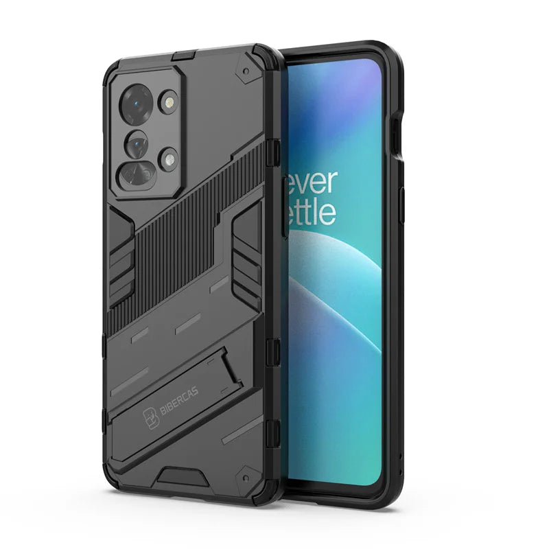 For Oneplus Nord 2T 5G Case Armor Shockproof Phone Cases For One Plus Nord2T Nord 2 T Stand Holder Rugged Silicone Cover Coque - Caseverse