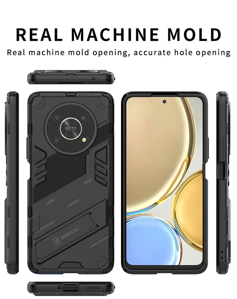 For Honor Magic 4 Lite Case Magnetic Holder Shockproof Armor Phone Cases for Honer Magic4 Lite 5G 4Lite Light 5G Rugged Cover - Caseverse