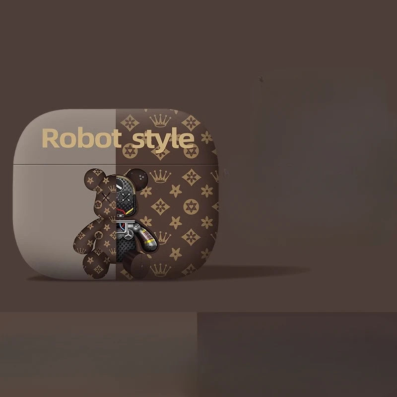 Cool Leather Grain Case for AirpPods Pro 2 Case Airpods 4 3 AirPods Pro Cover Apple Bluetooth Earphone Accessories Caseverse