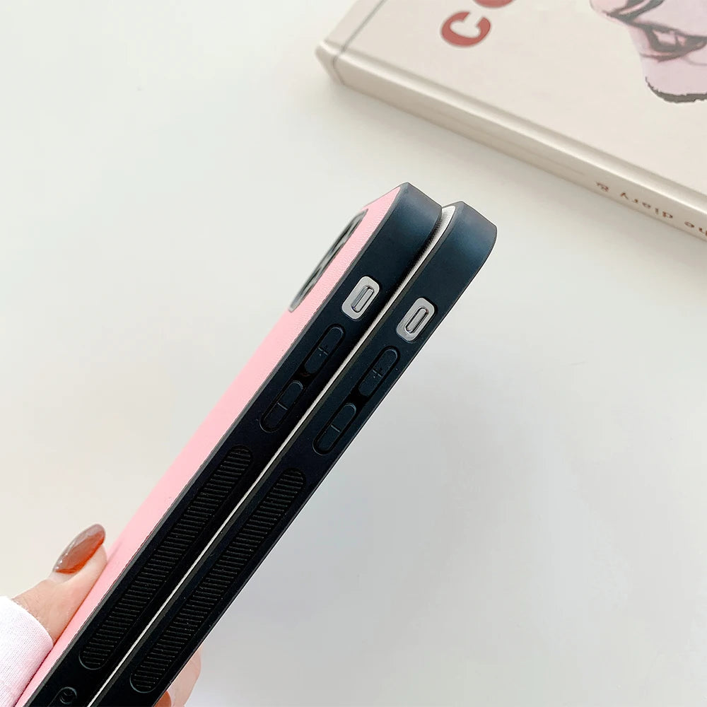 Classic Horse H Cross Leather Fashion Case For Iphone 15 14 13 12 11 Pro Max Mini 7 8 Plus X Xs Xr Max Luxury Phone Cover Funda Caseverse