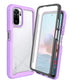 Hybrid TPU/PC Case for Xiaomi Poco M5s Built-in Screen Protector 360 Degree Shockproof Crystal Clear Cover for Xiaomi Poco M5 S - Caseverse