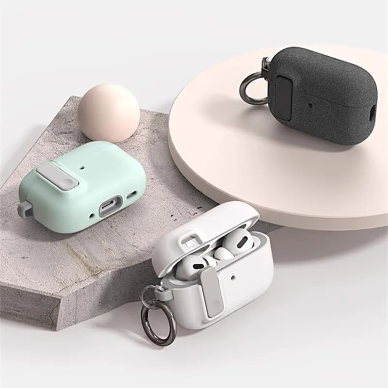 Security Lock Cover for AirPods Pro 2 3 Case for AirPods Pro2 Pro 2nd Gen 2024Case Shockproof for AirPods Pro Airpods3 Funda Caseverse