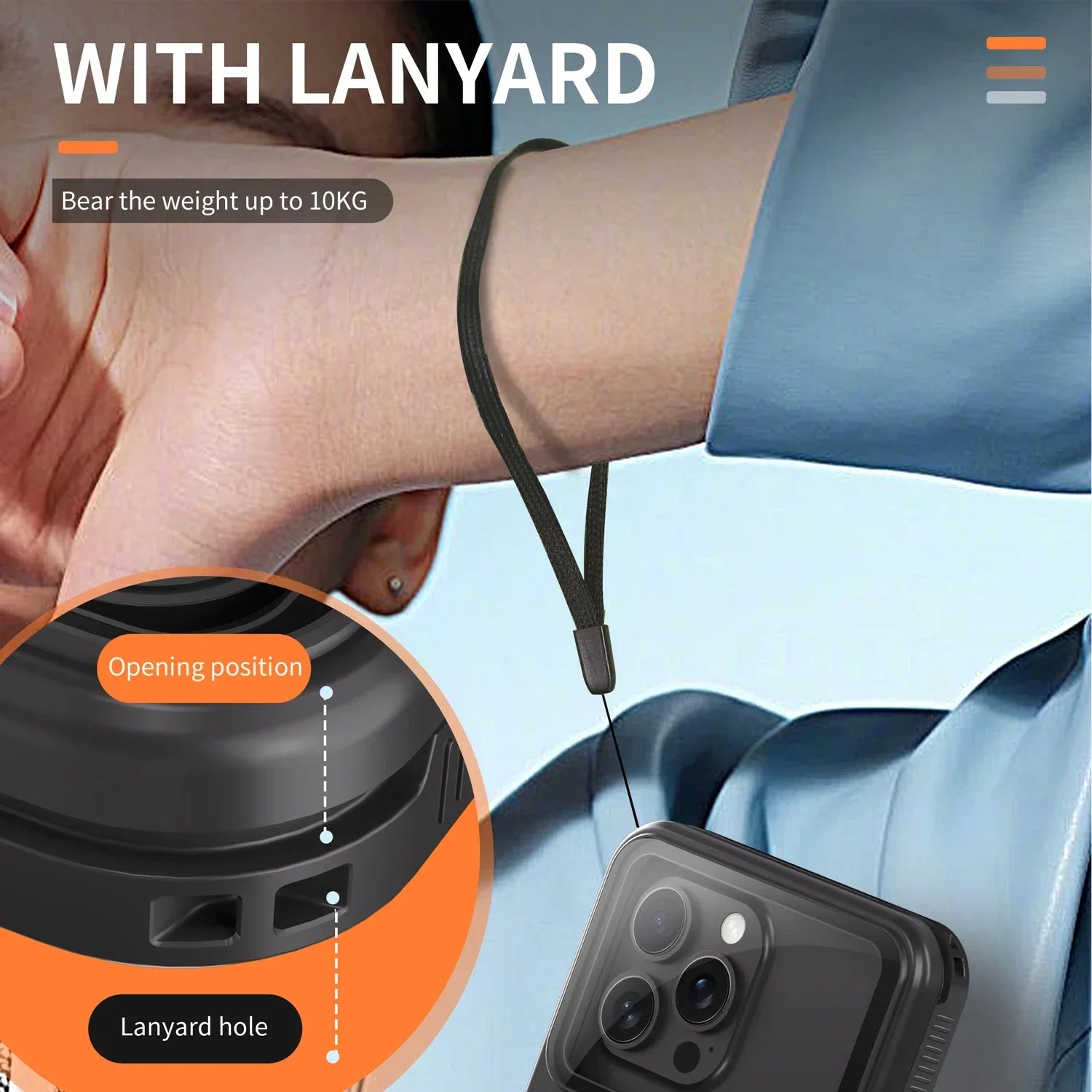 IP68 Waterproof Phone Case For iPhone 16 15 14 13 12 Pro Max Plus Underwater Taking Shockproof Dustproof Swimming Diving Cover - Caseverse