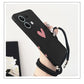 Note13 Big Red Heart Lanyard Silicone Phone Case For Xiaomi Redmi Note 13 13Pro Shatterproof Redmi Note 13ProPlus Back Cover - Caseverse