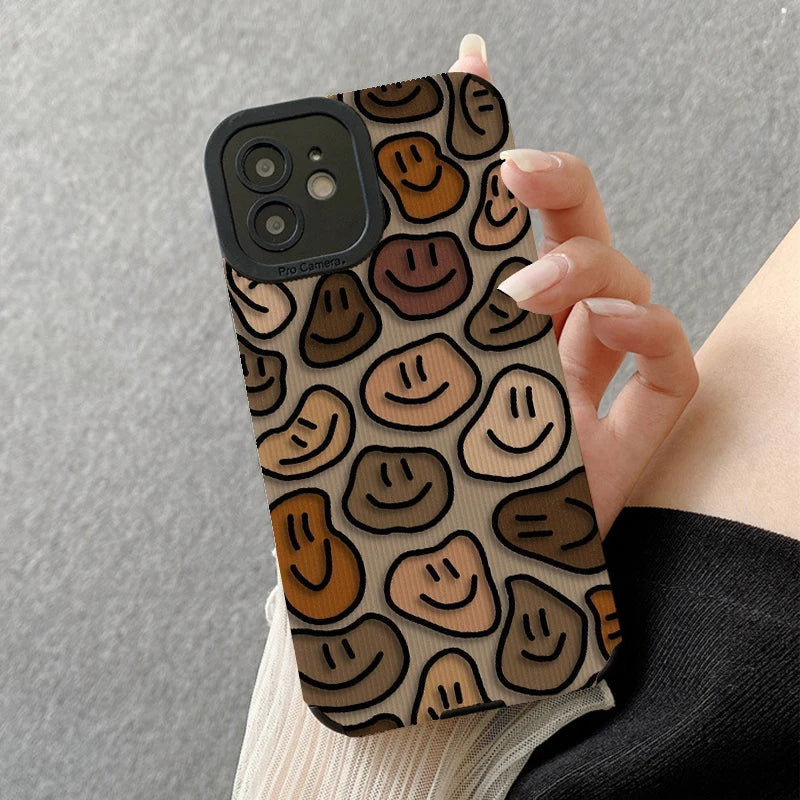Smiles Phone Cases for IPhone 11 Case 14 Pro Max 15 Pro Max IPhone Case for IPhone 13 - Caseverse