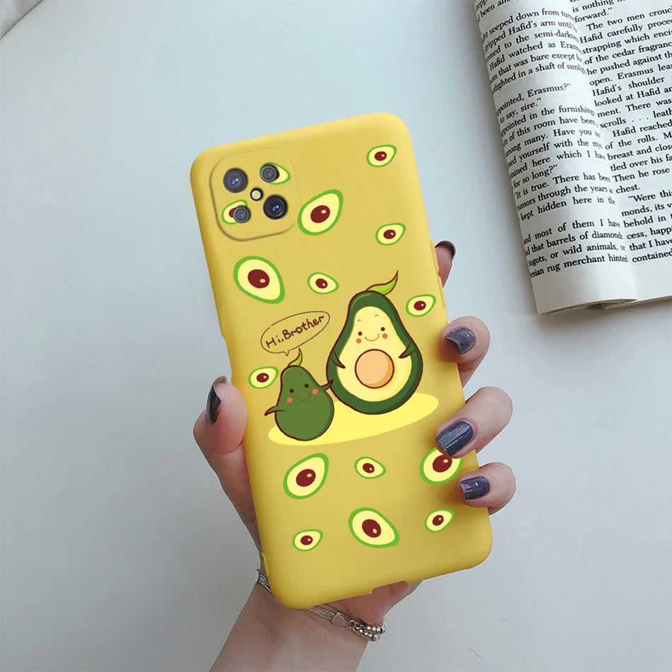 Case For OPPO Reno4 Z 5G Phone Case Cute Flower Cartoon Silicone Soft Back Fundas Cover For OPPO Reno 4Z CPH2065 Reno4Z 5G Coque - Caseverse