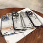 For iPhone 15 Pro Max Luxury Case Metal Camera Protection Transparent Armor Phone Cases for iPhone 12 13 14 Pro Max 14 Pro Plus Caseverse