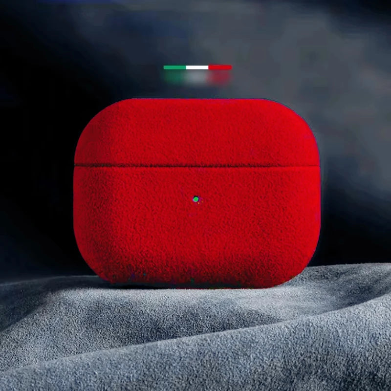 Italian Suede Leather Case For Airpods Pro 2 Luxury Artificial Leather All Inclusive Case For Airpods 4 3 Case Wireless Charge Caseverse