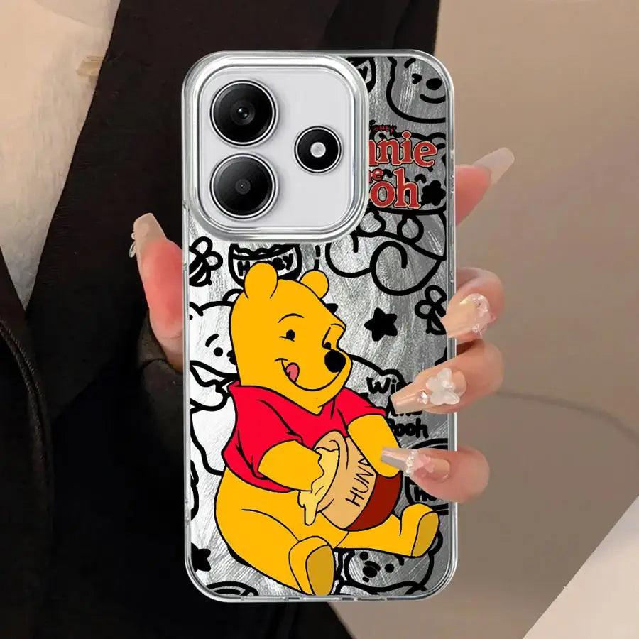 Soft Cover Phone Case for iPhone 12 XS Max 14 11 16 Pro Max 16e 15 7 8 Plus 13 Pro Disney Winnie The Pooh Caseverse