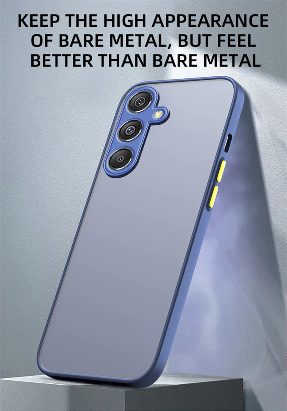 Armor Shockproof Matte Case For Samsung Galaxy A25 5G Silicone Bumper Clear Hard PC Cover Capas Sumsung A05 A05s A15 A25 A35 A55 - Caseverse