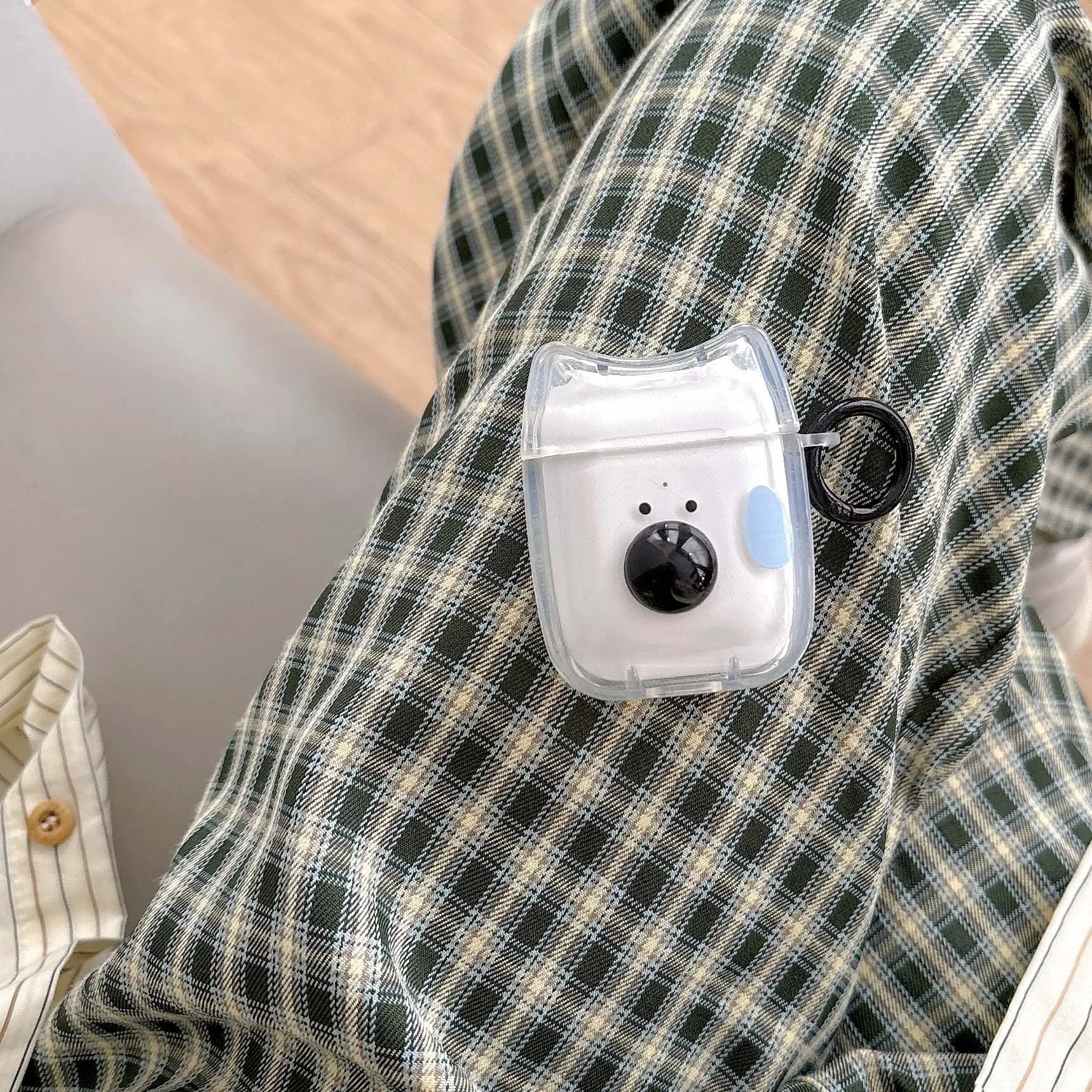 Ins 3D puppy funny dog cartoon wireless bluetooth charging box for apple airpods 1 3 pro 2nd 2 4 relif earphone case Caseverse