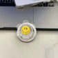 Universal Magnetic Holder Clear Glitter Smile Flower Phone Grip Tok Bracket Smart Tok For iPhone 15 14 Samsung Expanding Stand - Caseverse