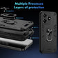 Military Grade Case for ZTE Axon 60 Lite Protective Cover Shockproof Ring Stand Holder Fundas Coque - Caseverse