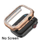 Diamond Bumper Protective Case for Apple Watch Cover Series 7 6 SE 5 4 3 38MM 42 MM For Iwatch 45mm 41mm 40mm 44 mm